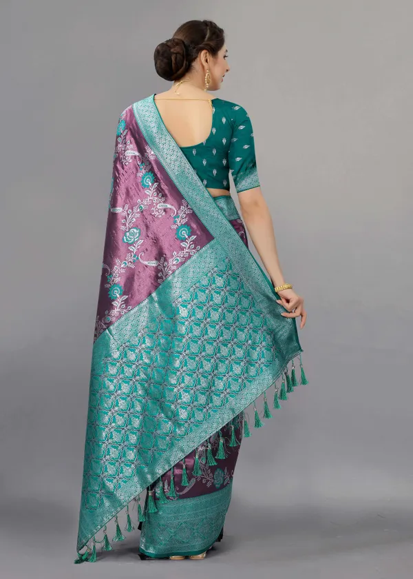 Rama_Weaving_Beautiful_Kanjivaram_Saree_Unstiched_Blouse