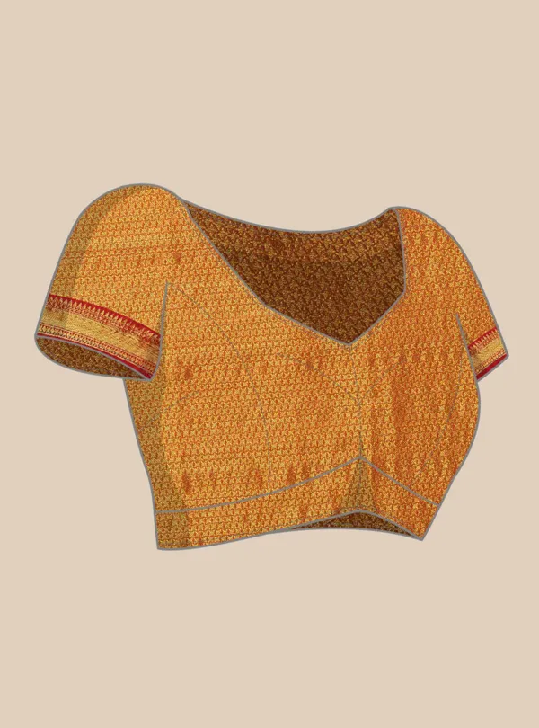 Red_&_Yellow_Printed_Bollywood_Art_Silk_Saree