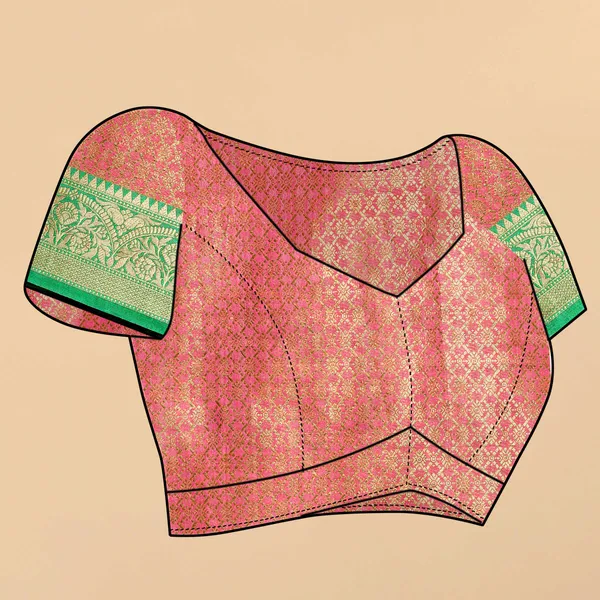 Red_Soft_Silk_Beautiful_Fully_Weaving_Saree_Unstiched_Blouse