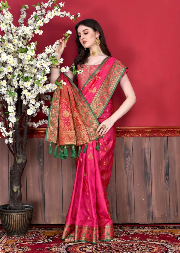Pink_Soft_Katan_Silk_With_Beautiful_Zari_Weaving_Pallu_With_Zari_Weaving_Border_Saree