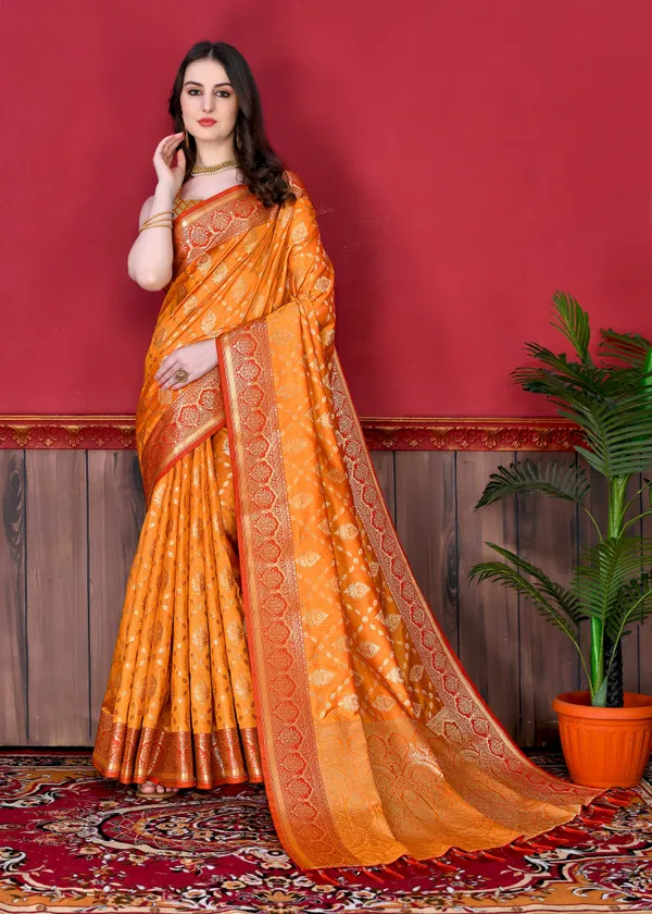Mustard(Yellow)_Soft_Katan_Silk_With_Beautiful_Zari_Weaving_Pallu_With_Zari_Weaving_Border_Saree