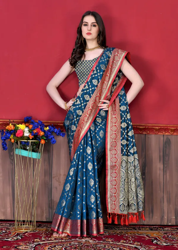 Blue_Soft_Katan_Silk_With_Beautiful_Zari_Weaving_Pallu_With_Zari_Weaving_Border_Saree