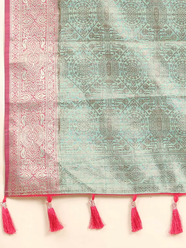 Sky_Blue_Katan_Silk_With_Zari_Weaving_Rich_Pallu_And_Contrast_Weaving_Small_Border_Saree