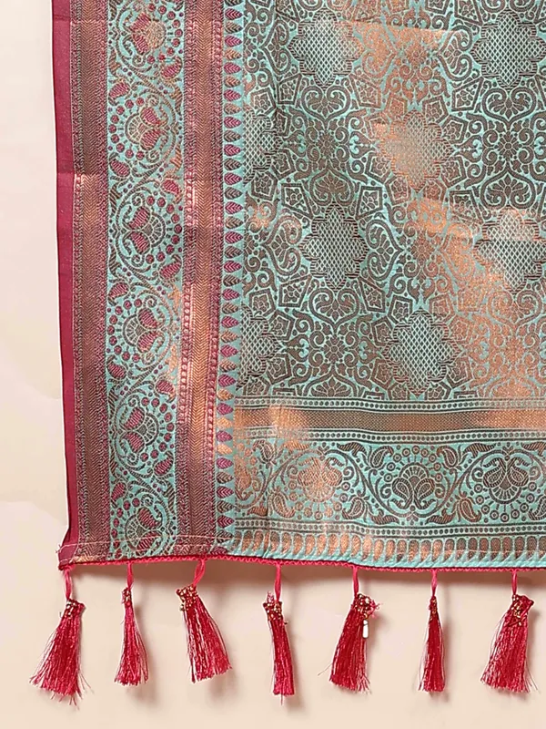 Sky_Blue_Katan_Silk_With_Zari_Weaving_Rich_Pallu_And_Contrast_Weaving_Small_Border_Saree