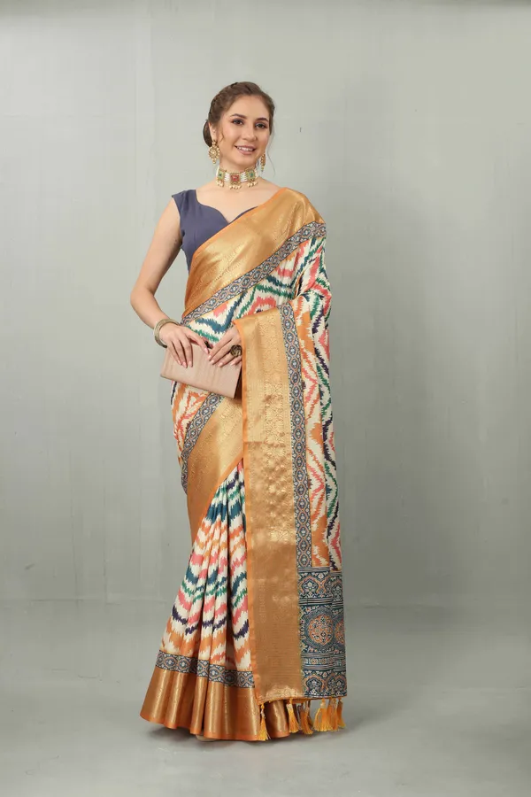 Yellow_Kanjeevaram_Silk_With_Rich_Golden_Zari_Wooven_Pallu_Saree