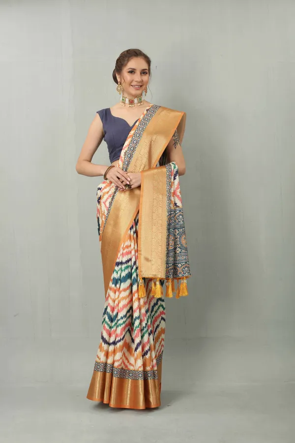 Yellow_Kanjeevaram_Silk_With_Rich_Golden_Zari_Wooven_Pallu_Saree