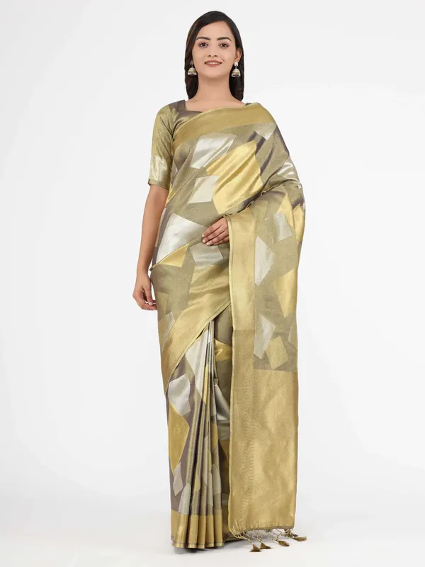 Navy_Blue_Kanjeevarm_Silk_With_Pure_Concept_Palu_And_Beautiful_Weaving_Checks_Body_Saree