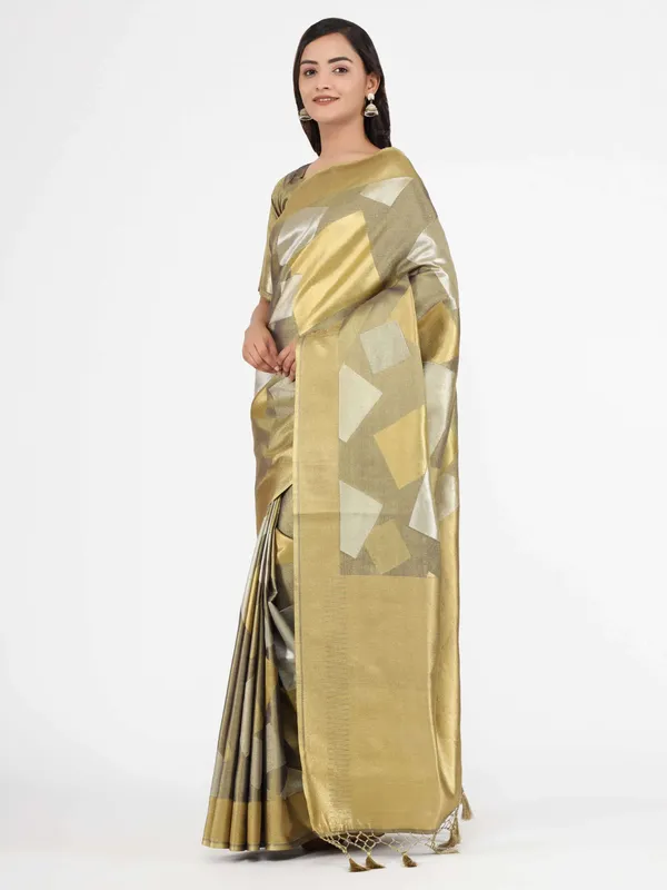 Navy_Blue_Kanjeevarm_Silk_With_Pure_Concept_Palu_And_Beautiful_Weaving_Checks_Body_Saree