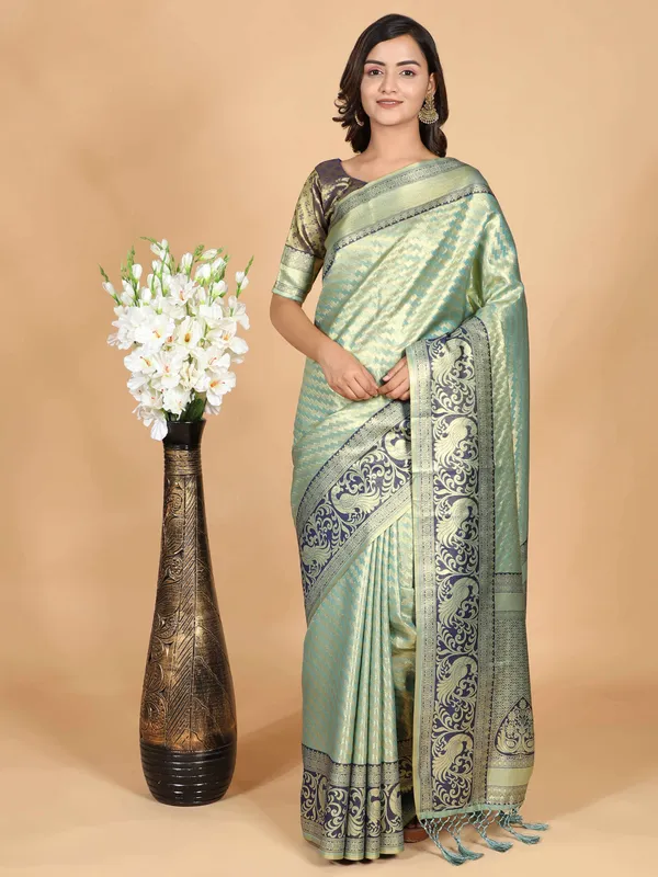 Rama_By_Navy_Blue_Kanjeevarm_Silk_With_Designer_Geometric_Pallu_Saree