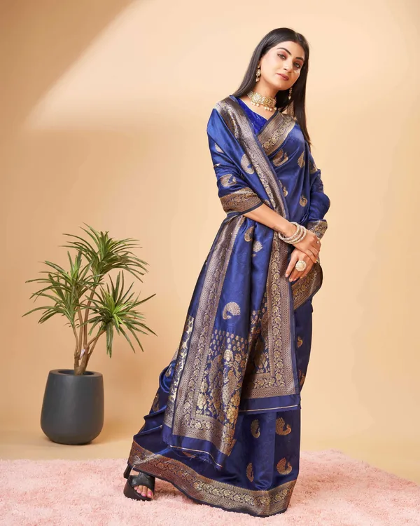 Navy_Blue_Beautiful_Rich_Pallu_&_Jacquard_Self_Weaving_Work_Saree