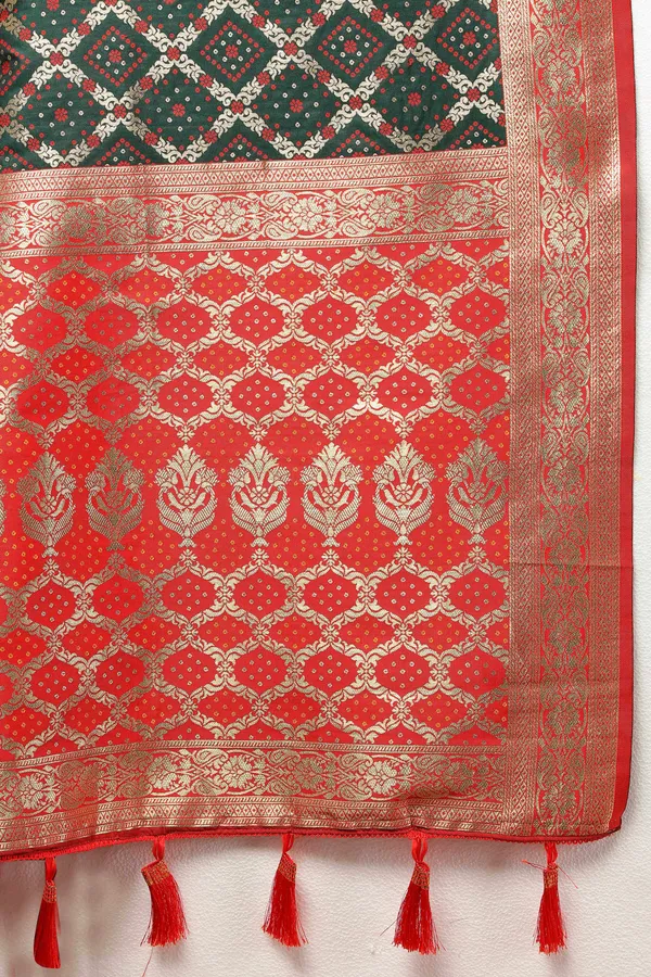 Black_Soft_Patola_Silk_With_Meenakari_Weaving_Motifs_And_Rich_Zari_Weaving_Pallu_Saree