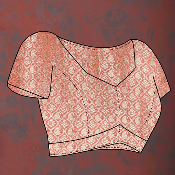 Peach_Soft_Cotton_With_Zari_Weaving_Design_And_Rich_Zari_Weaving_Pallu_Saree