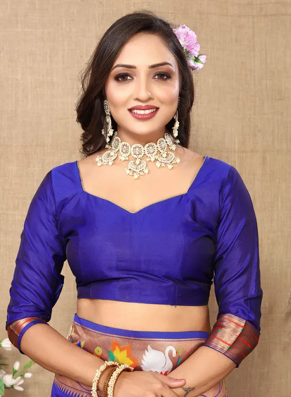 Royal_Blue_Soft_Paithani_Silk_With_Meenakari_Weaving_Design_And_Rich_Meenakari_Weaving_Pallu_Saree