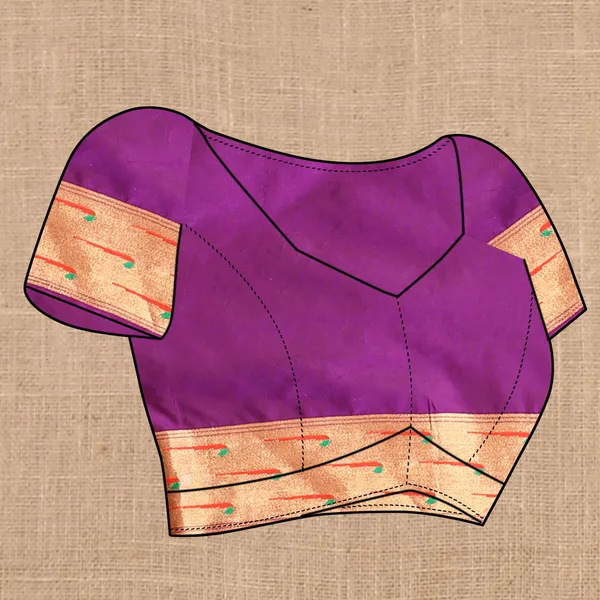 Majenta_Soft_Paithani_Silk_With_Meenakari_Weaving_Design_Pallu_Saree
