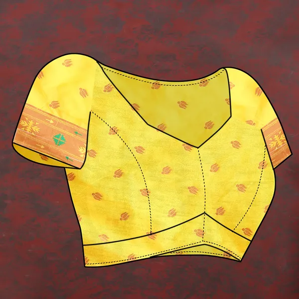 Yellow_Soft_Paithani_Silk_With_Copper_Zari_Weaving_Motifs_And_Rich_Zari_Weaving_Pallu_Saree