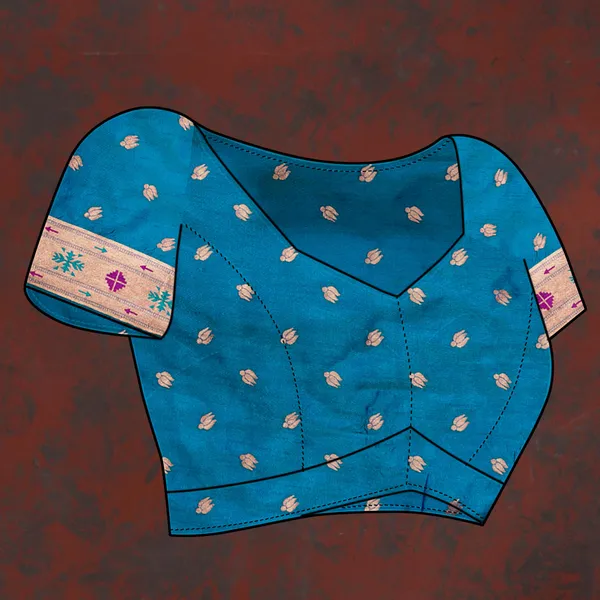 Sky_Blue_Soft_Paithani_Silk_With_Copper_Zari_Weaving_Motifs_And_Rich_Zari_Weaving_Pallu_Saree
