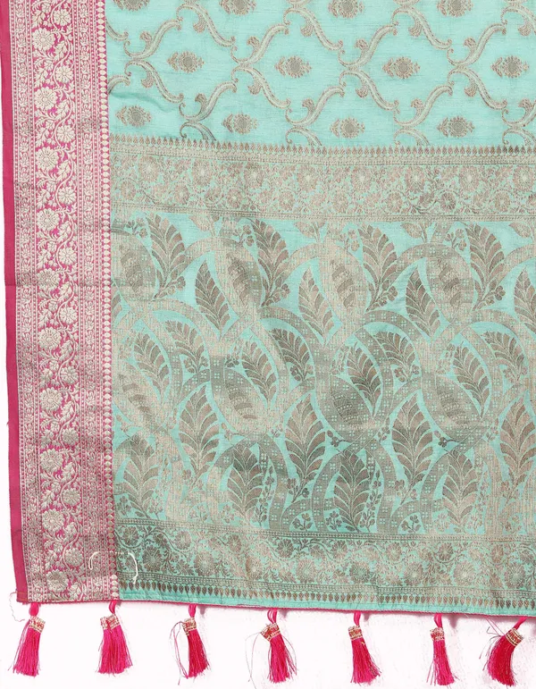 Sky_Blue_Soft_Katan_Silk_With_Zari_Weaving_Design_And_Zari_Weaving_Pallu_Border_Saree