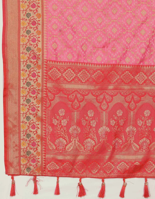 Light_Pink_Soft_Organza_Silk_With_Meenakari_Weaving_Design_Pallu_Saree