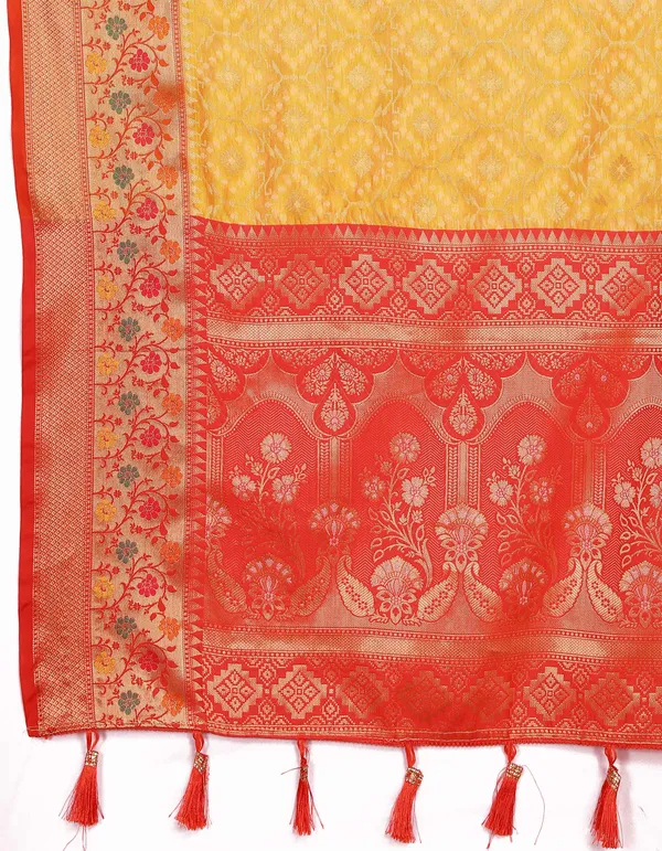 Yellow_Soft_Organza_Silk_With_Meenakari_Weaving_Design_And_Rich_Meenakari_Weaving_Pallu_Saree