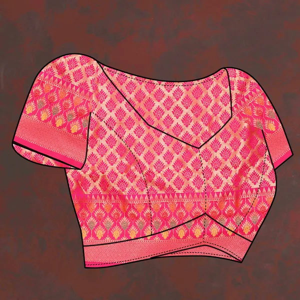 Pink_Soft_Organza_Silk_With_Meenakari_Weaving_Design_And_Rich_Meenakari_Weaving_Pallu_Saree