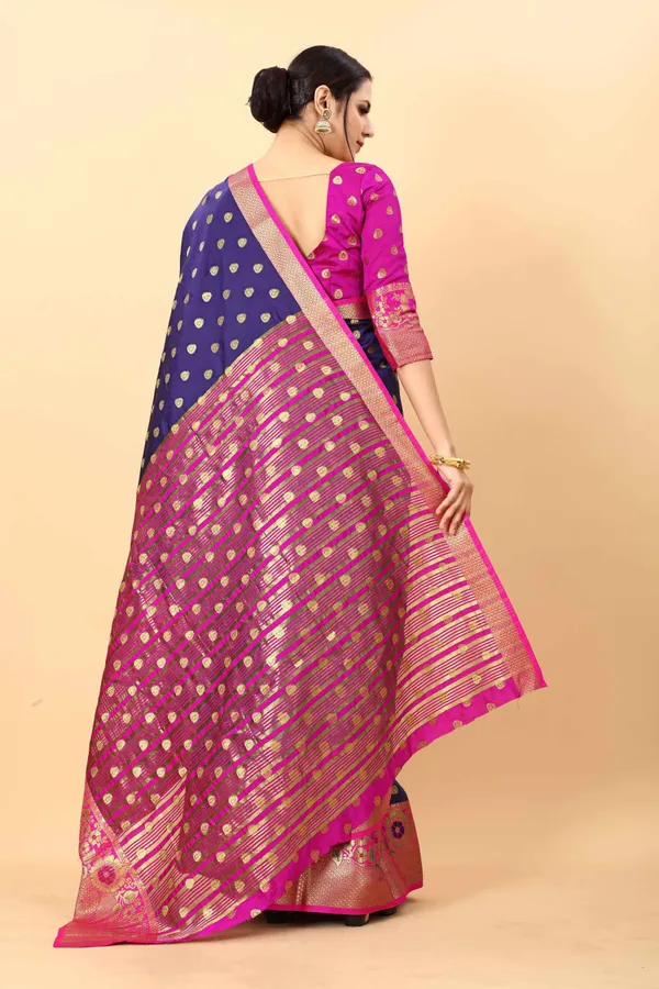 Navy_Blue_Amazing_Ethnic_Wear_Silk_Treditinal_Saree