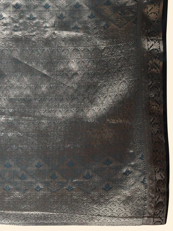 Blue_Organza_Silk_With_Beautiful_Gold_Zari_Weaving_With_Rich_Pallu_Saree