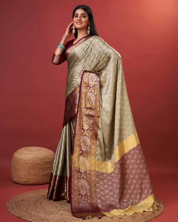 Wine_Cotton_Jacquard_Silk_Saree_with_Contrast_Pallu_&_Zari_Weaving