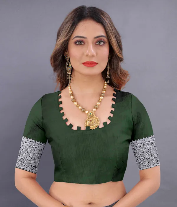 Bottle_Green_Amazing_Ethnic_Wear_Silk_Traditional_Saree