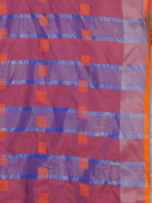 Royal_Blue_Soft_Cotton_Dobi_Jacquard_Silk_Saree_And_Contrast_Pallu_Contrast_Matching_Blouse