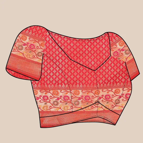 Orange_Soft_Organza_Silk_With_Meenakari_Weaving_Design_Pallu_Saree