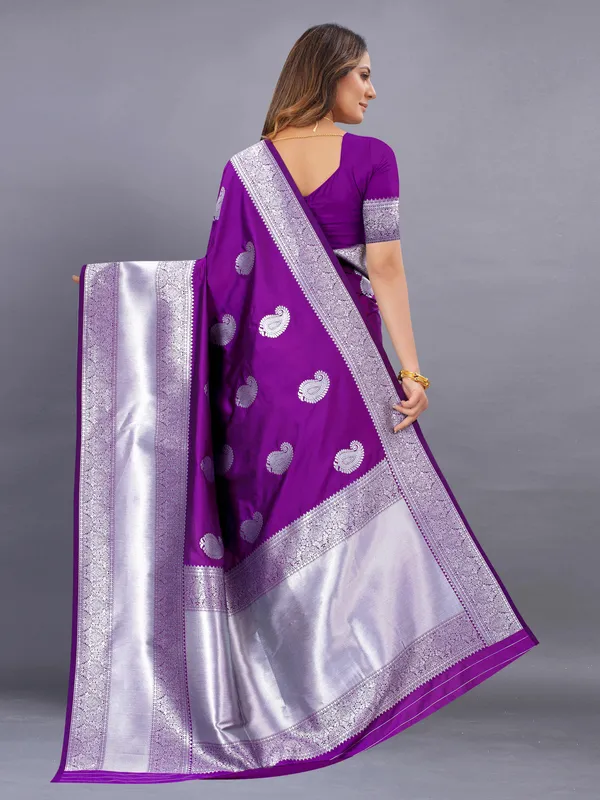 Wine_Amazing_Ethnic_Wear_Silk_Traditional_Saree