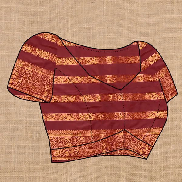 Maroon_Soft_Silk_With_Copper_Zari_Weaving_Design_And_Rich_Zari_Weaving_Pallu_Saree