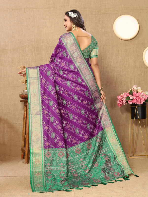Wine_Soft_Patola_Silk_With_Meenakari_Zari_Weaving_Patterns_And_Rich_Zari_Weaving_Pallu_Saree
