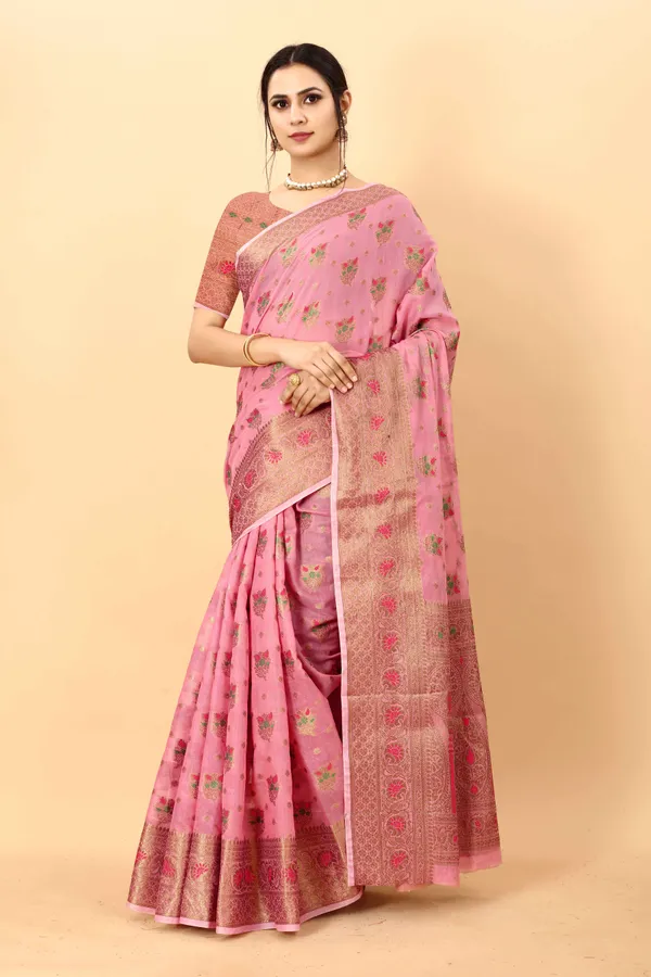 Pink_Amazing_Ethnic_Wear_Silk_Blended_Chanderi_Traditional_Saree