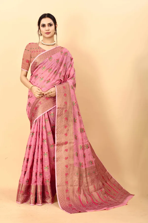 Pink_Amazing_Ethnic_Wear_Silk_Blended_Chanderi_Traditional_Saree