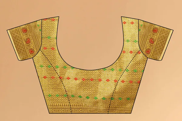 Yellow_Amazing_Ethnic_Wear_Silk_Blended_Chanderi_Traditional_Saree