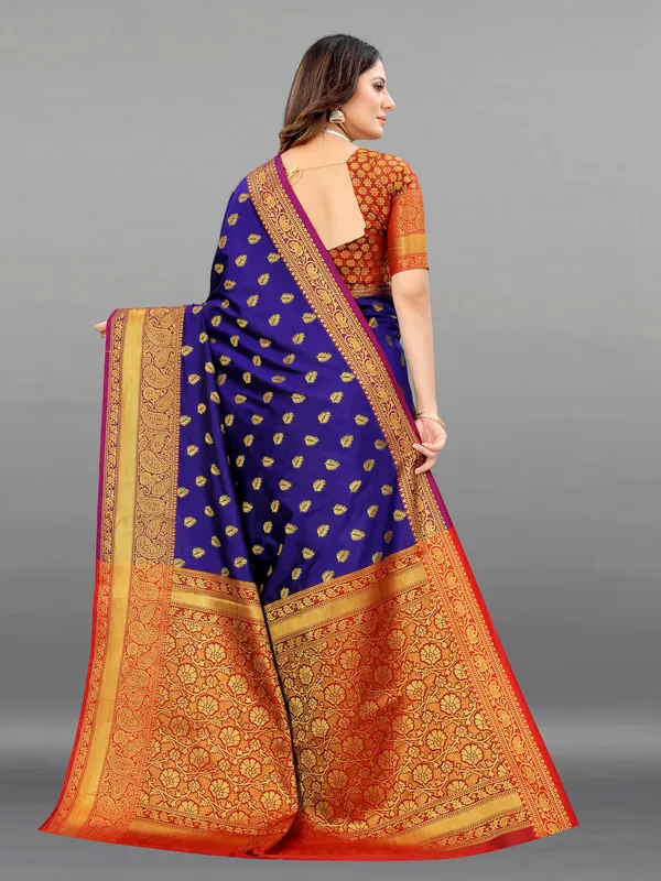 Navy_Blue_Amazing_Ethnic_Wear_Silk_Traditional_Saree