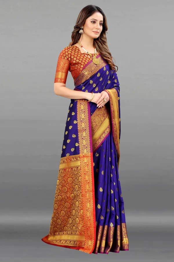 Navy_Blue_Amazing_Ethnic_Wear_Silk_Traditional_Saree