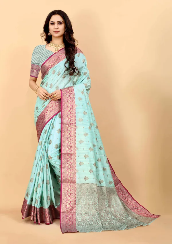 Sky_Blue_Amazing_Ethnic_Wear_Silk_Traditional_Saree