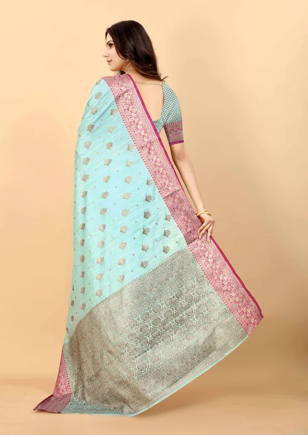 Sky_Blue_Amazing_Ethnic_Wear_Silk_Traditional_Saree