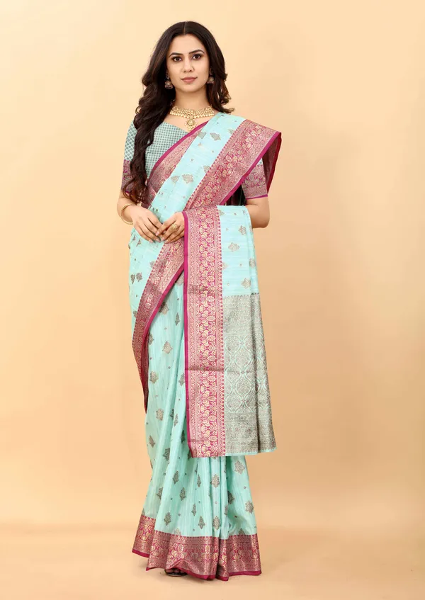 Sky_Blue_Amazing_Ethnic_Wear_Silk_Traditional_Saree
