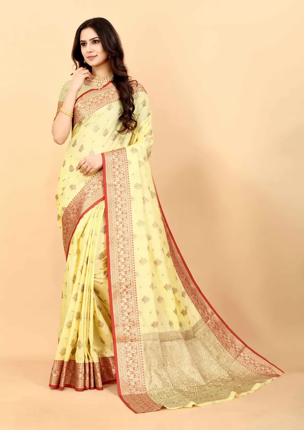 Yellow_Amazing_Ethnic_Wear_Silk_Traditional_Saree