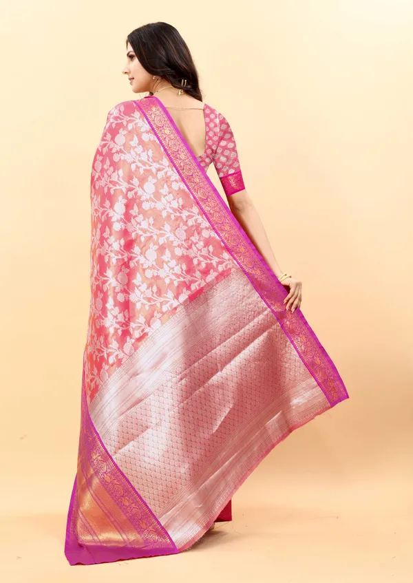 Pink_Amazing_Ethnic_Wear_Silk_Blended_Kanjivaram_Traditional_Saree