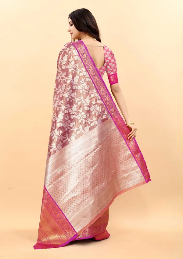 Wine_Amazing_Ethnic_Wear_Silk_Blended_Kanjivaram_Traditional_Saree