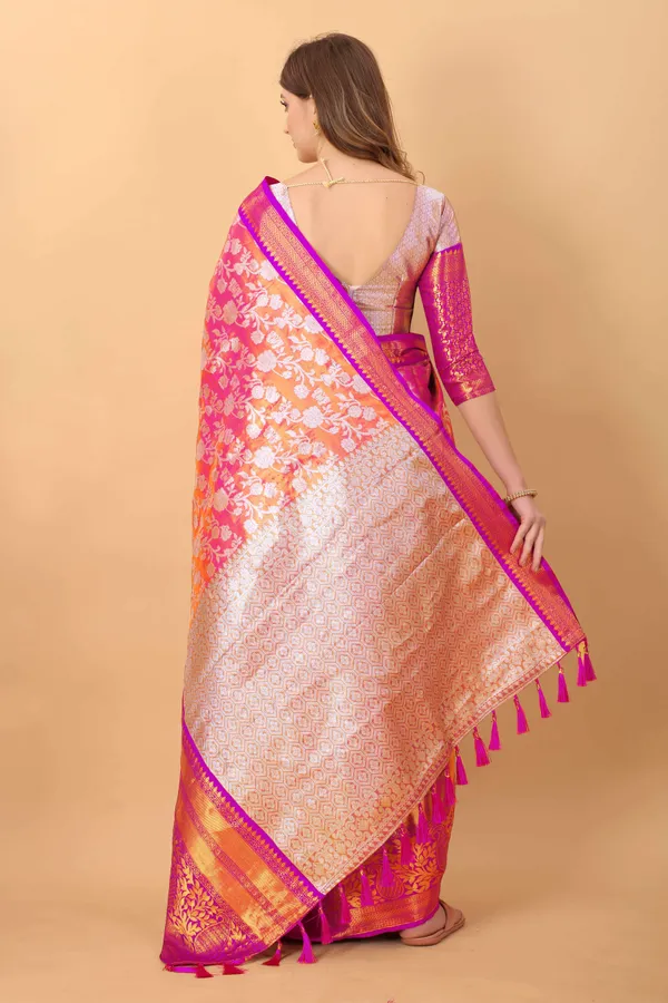 Pink_Amazing_Ethnic_Wear_Silk_Blended_Kanjivaram_Traditional_Saree