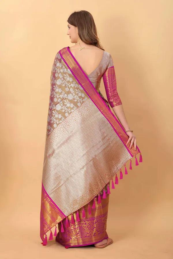 Wine_Amazing_Ethnic_Wear_Silk_Blended_Kanjivaram_Traditional_Saree