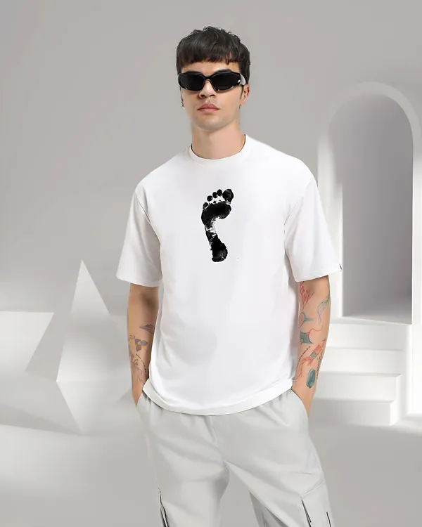 Men_Oversized_Drop_Shoulder_Foot_Chest_Printed_Half_Sleeve_T_shirt