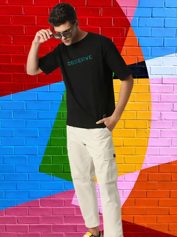Black_Observe_Back_Printed_Oversized_Cotton_T-Shirt_For_Men