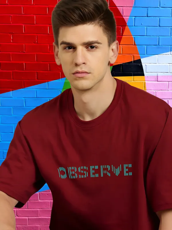 Maroon_Observe_Back_Printed_Oversized_Cotton_T-Shirt_For_Men