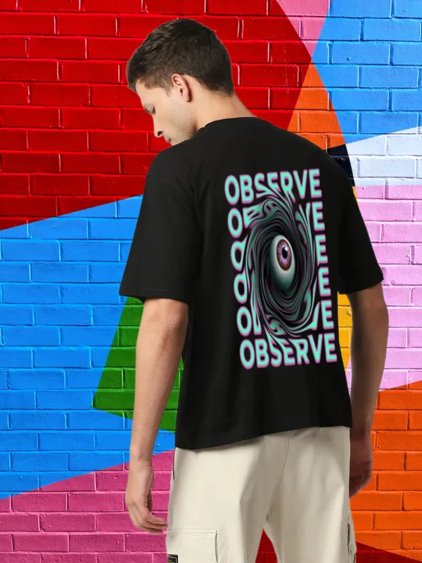 Black_Observe_Back_Printed_Oversized_Cotton_T-Shirt_For_Men
